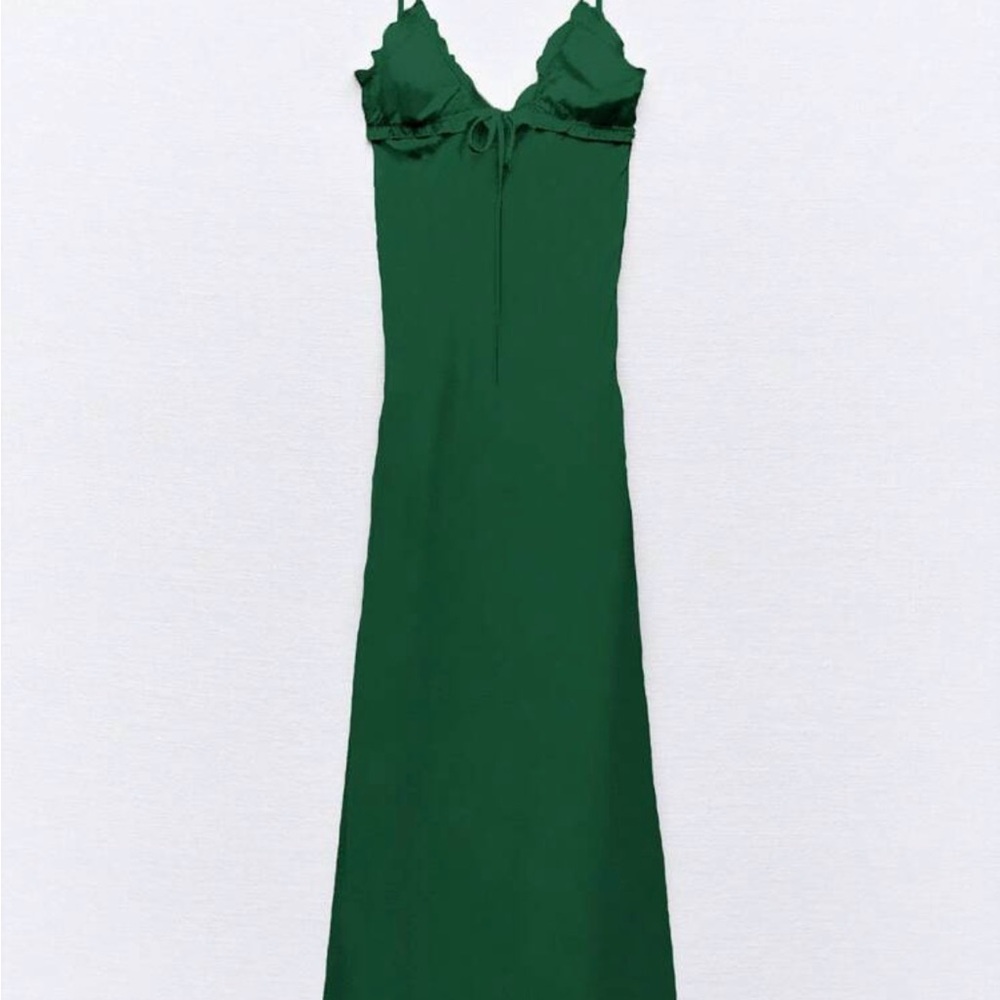 Casual Green Maxi Dress